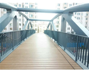 莱西天桥通道木塑地板